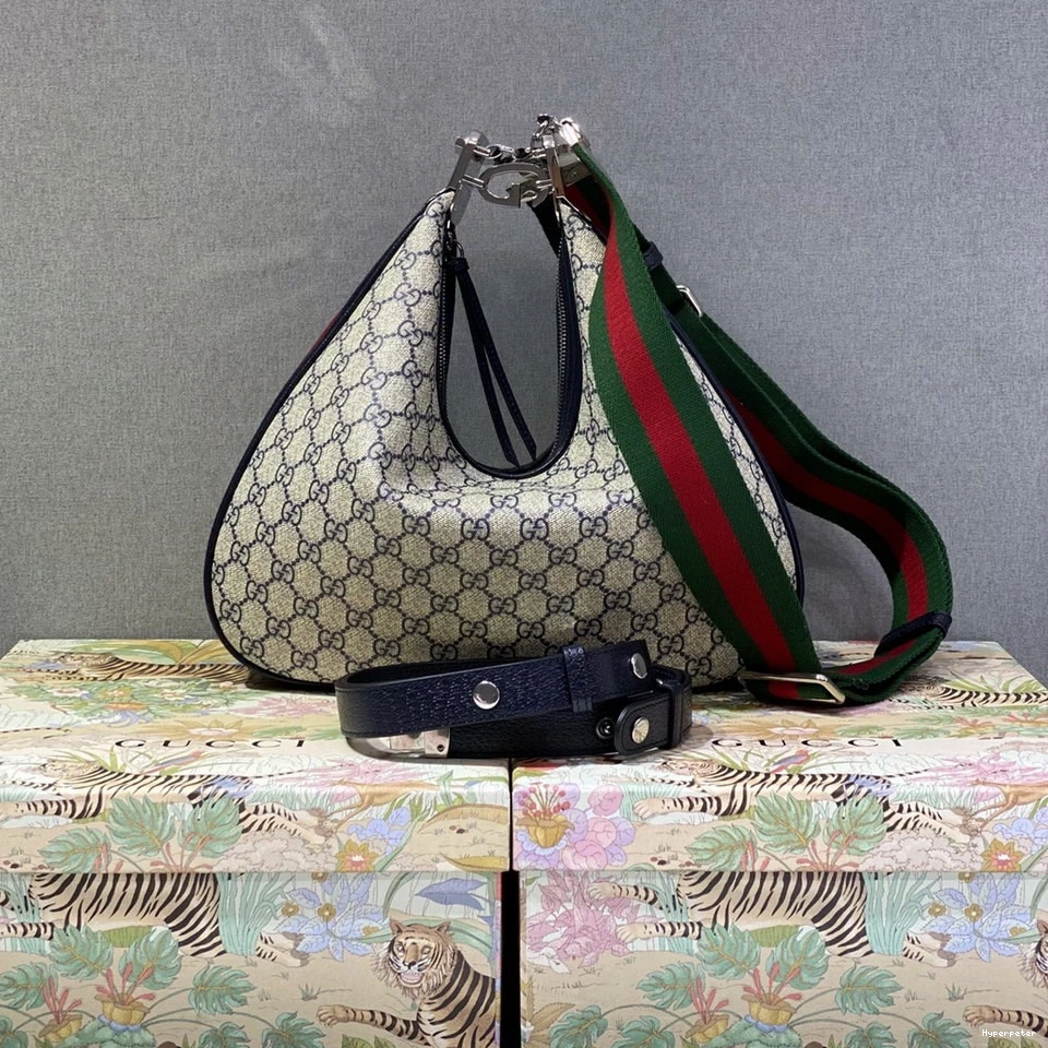 Hyper Peter Attache shoulder GUCCI large bag 0809